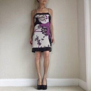 Sheri Bodell Stud Detail Bold Print Dress Size M